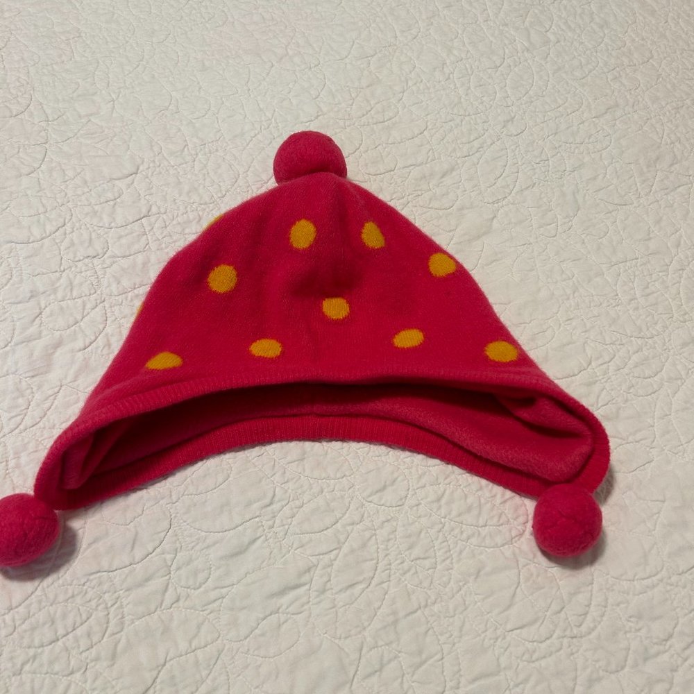 J Crew Crewcuts pink lined winter hat